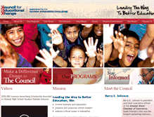 Tablet Screenshot of changeeducation.org